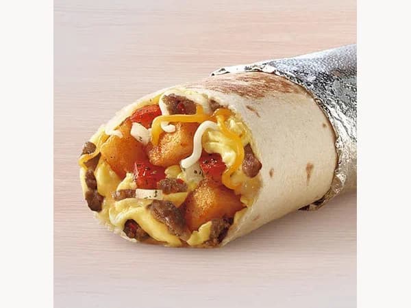Taco Bell Grande Toasted Breakfast Burrito - Sausage