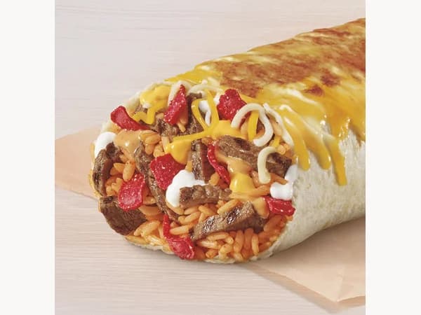 Taco Bell Grande Toasted Breakfast Burrito - Steak
